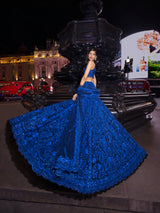 Blue Paisley Lehenga Set