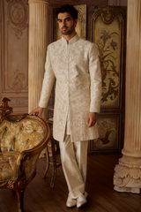 Ivory Sherwani Set