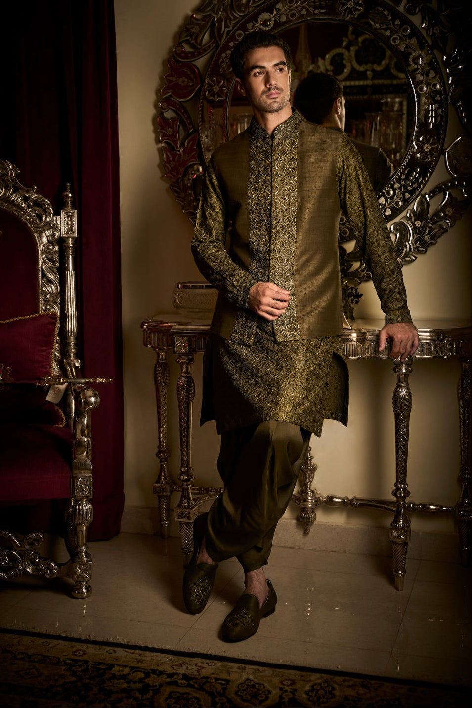 Military Green Bundi Set