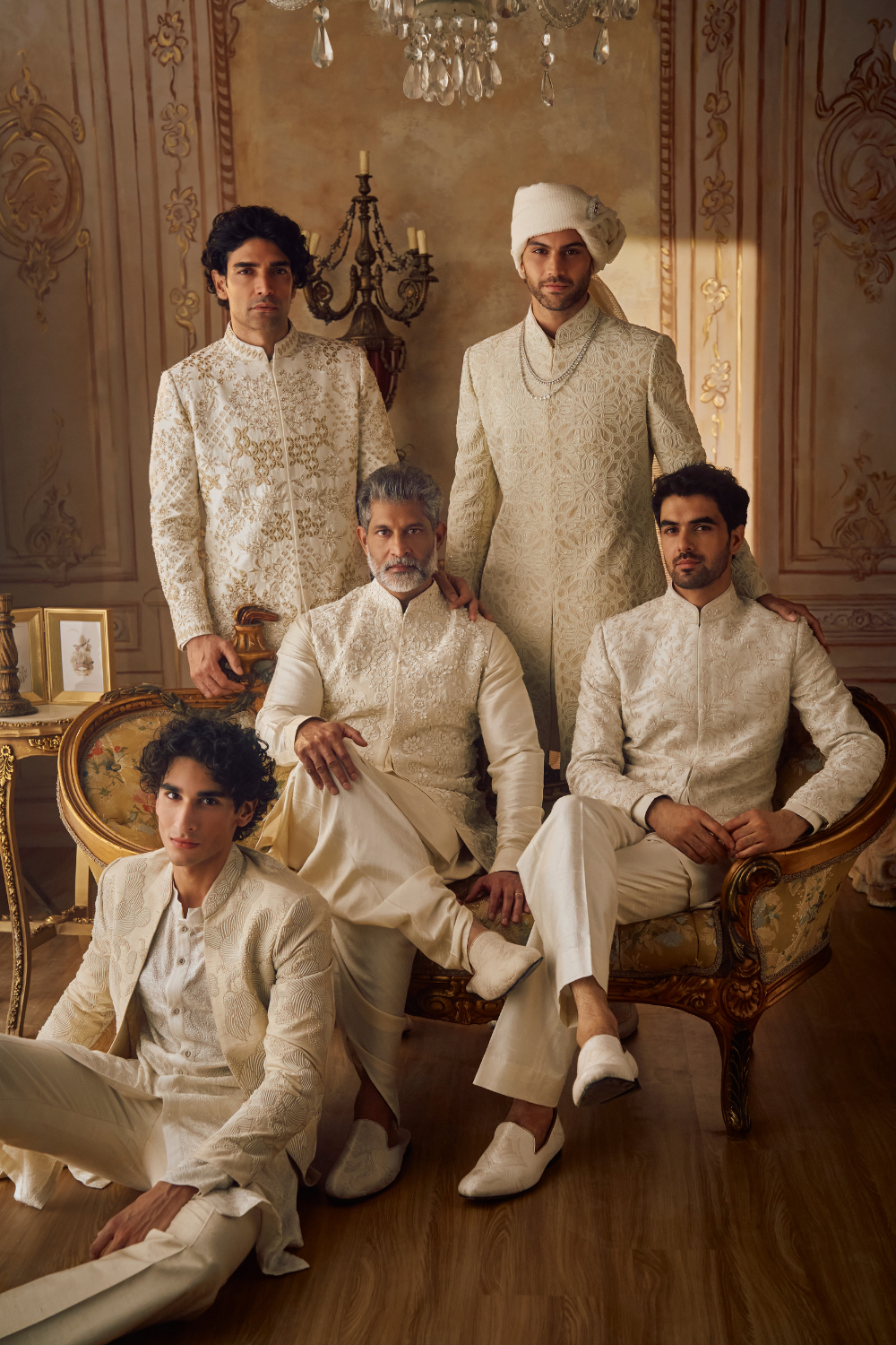 Ivory Pearl Sherwani Set