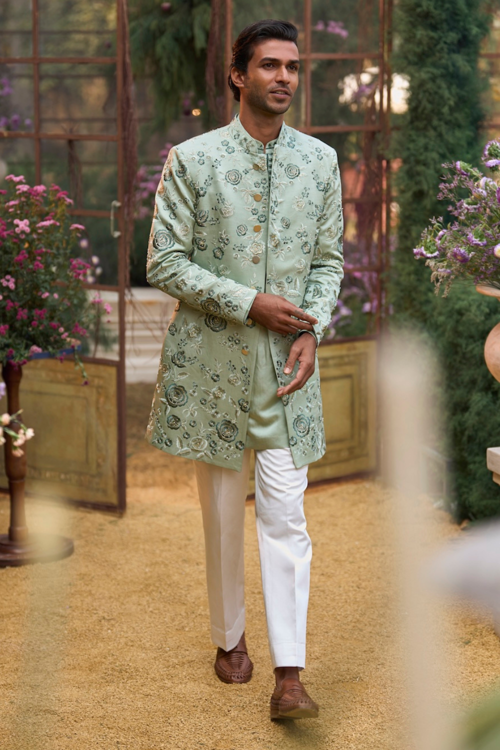 Emerald Sherwani Set
