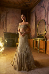 Antique Gold Trail Skirt Set