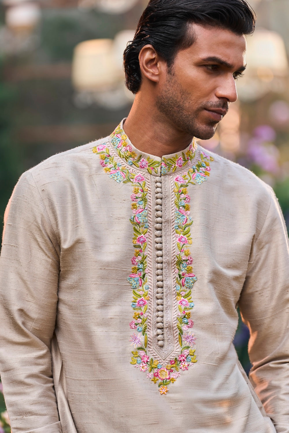 Greige Kurta Set