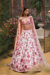 Ruby Floral Lehenga Set