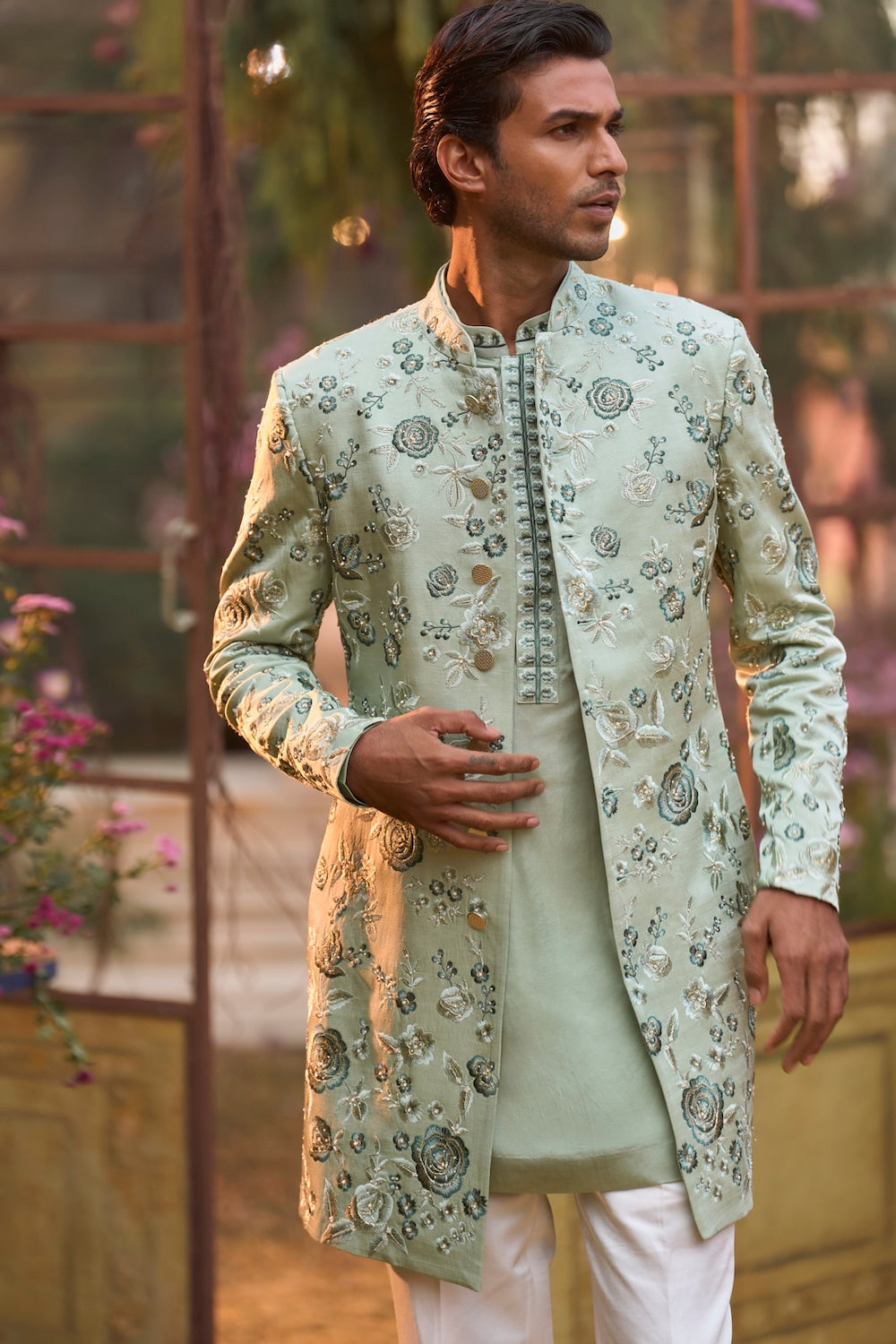 Emerald Sherwani Set