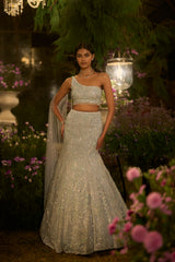 Periwinkle Blue Skirt Set