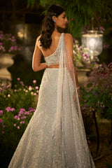 Periwinkle Blue Skirt Set