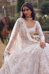 Powder Peach Dori Lehenga Set