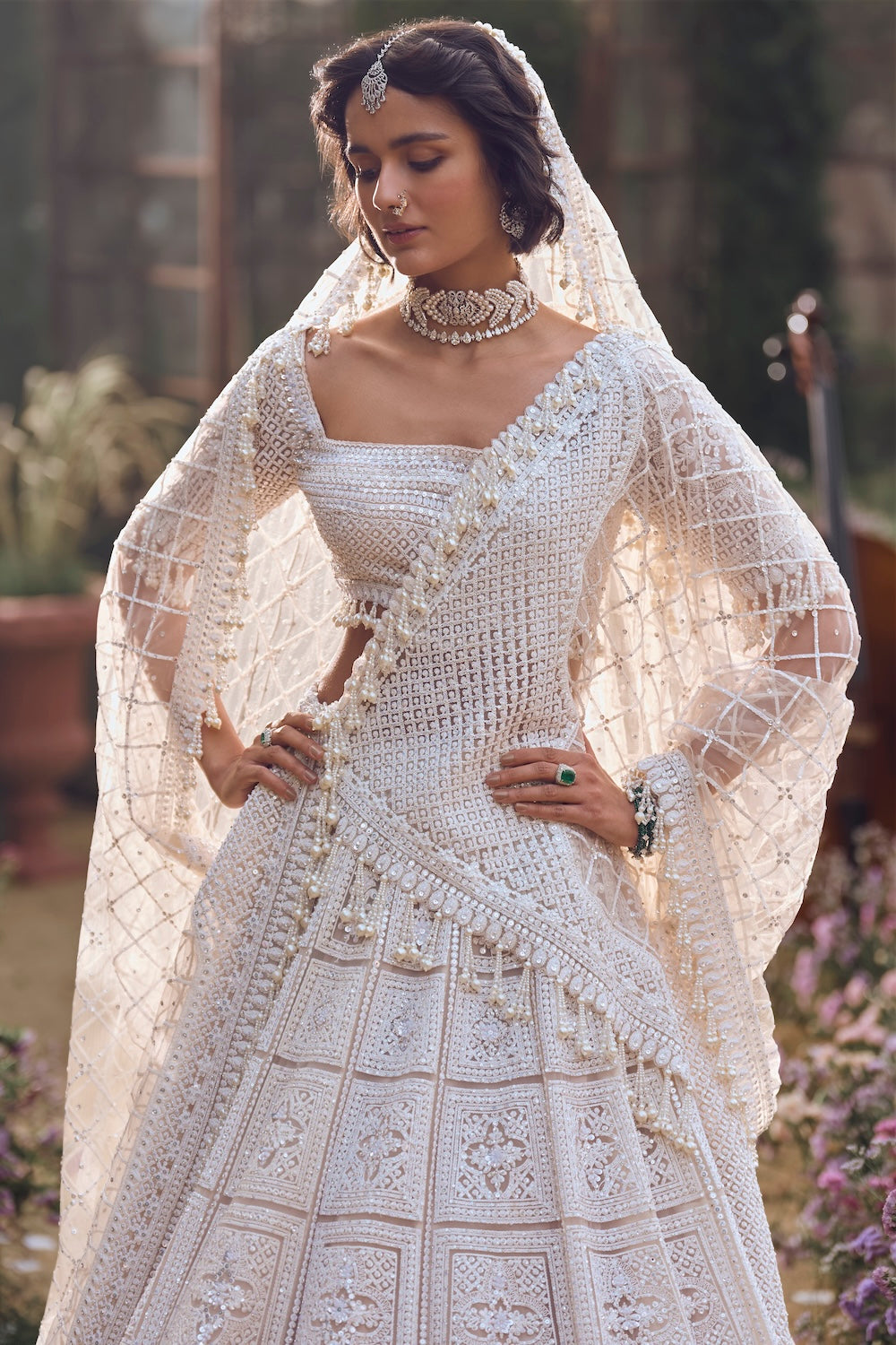 Geometric Lehenga Set