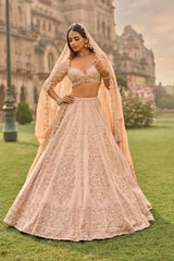 Rose Gold Lehenga Set