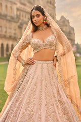 Rose Gold Lehenga Set