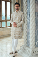 Coffee Sherwani Set