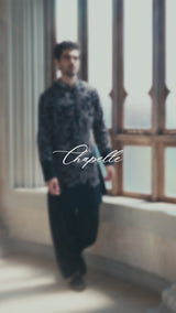 Black & Silver Kurta Set