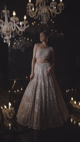 Champgane Sequin Lehenga Set
