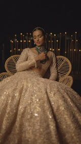 Rose Gold Trail Lehenga Set