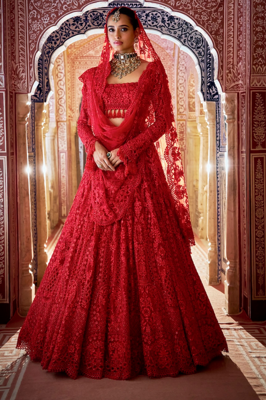 Red Lehenga Set