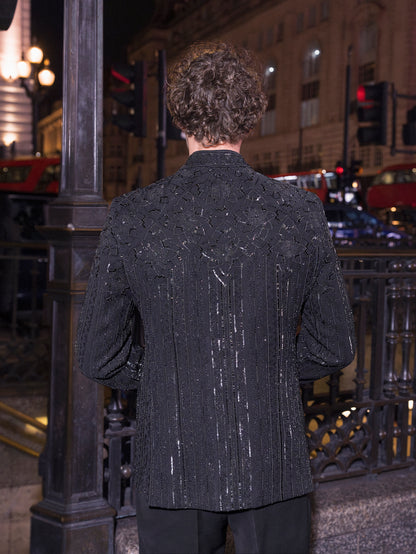 Black Bandhgala Set