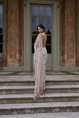 Nude Multi - Coloured Saree