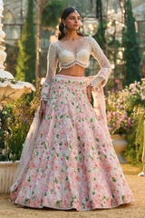 Pearl Floral Lehenga Set