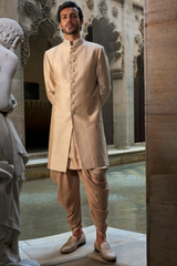 Coffee Gold Sherwani Set
