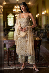 Sage Green Sequin Pant Set