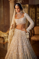 Nude Pearl Lehenga Set