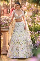 Butter Yellow Sequin Lehenga Set