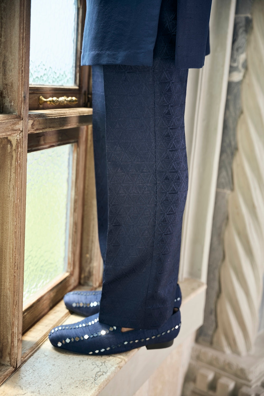 Persian Blue Mirror Loafers