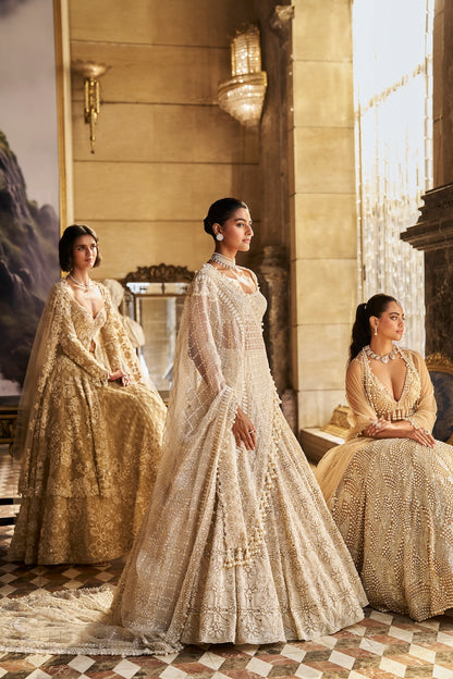 Ivory Pearl Lehenga Set
