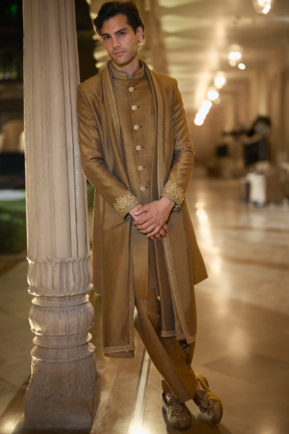 Antique Gold Loafers