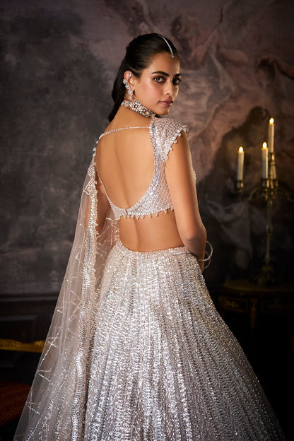 Dusty Mauve Lehenga Set