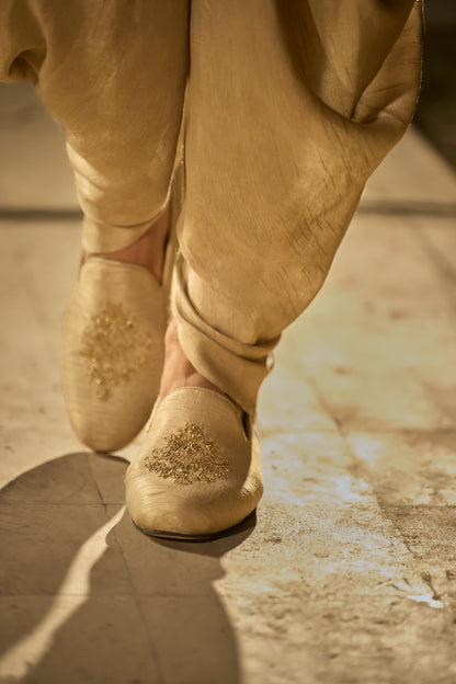 Slate Gold Loafers