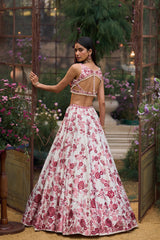 Ruby Floral Lehenga Set