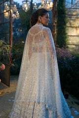 Ivory Pearl & Sequin Lehenga Set