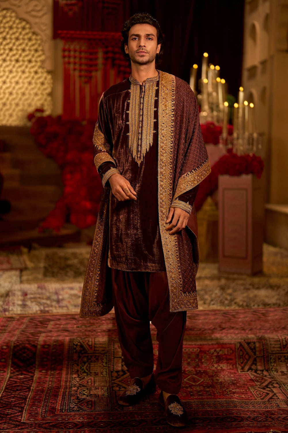 Rose Brown Kurta Set