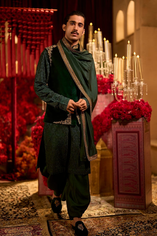 Emerald Green Bundi Set