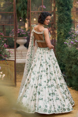 Emerald Floral Lehenga Set
