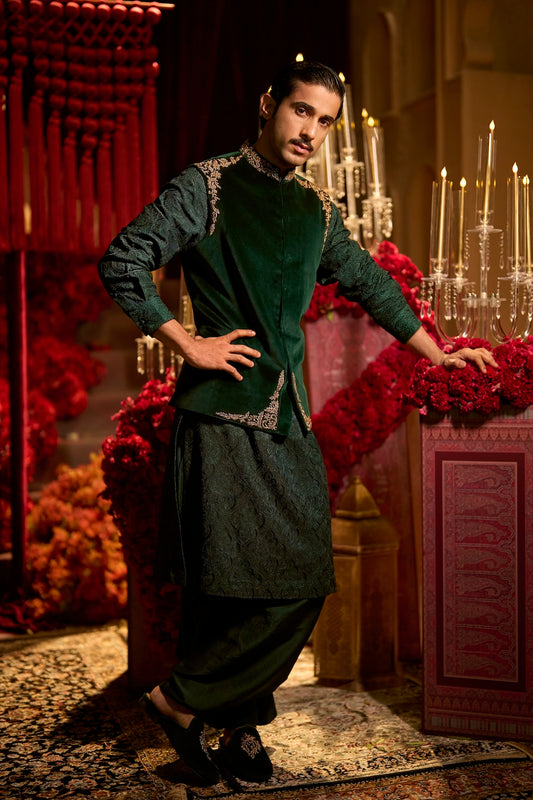 Emerald Green Bundi Set