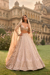 Rose Gold Lehenga Set
