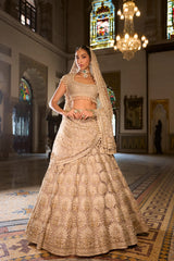 Champagne Pearl Lehenga Set