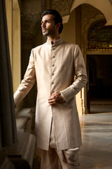 Coffee Gold Sherwani Set