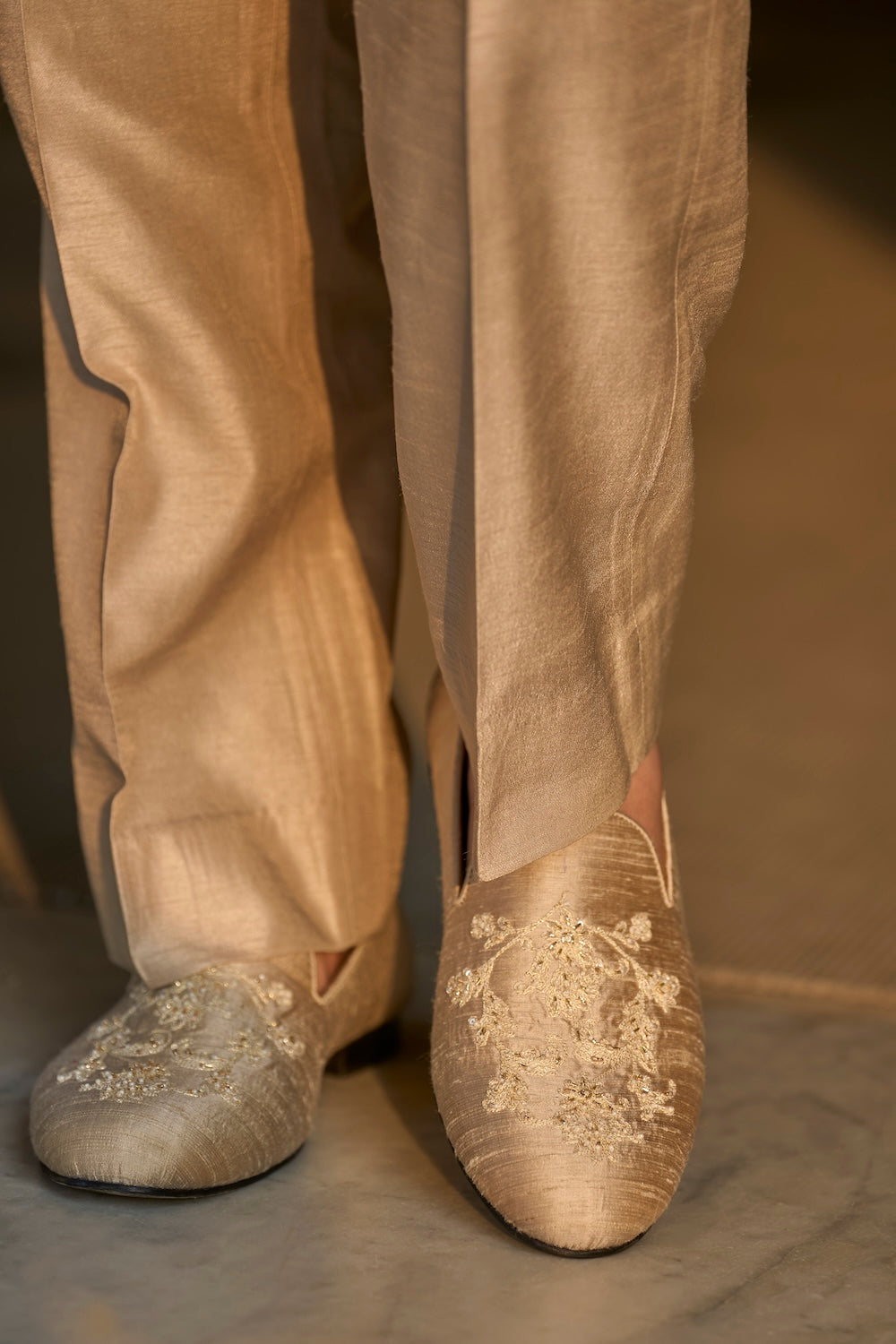 Champagne Gold Sherwani Set