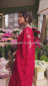 Red Dori Saree