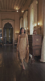 Antique Gold Pant Set