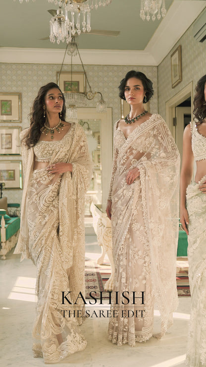 Mint Green Dori Saree