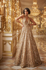 Gold Sequin Gown