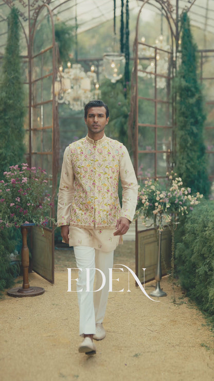 Multi-Coloured Floral Bundi Set