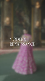 Fuchsia Pink Thread Work Lehenga Set