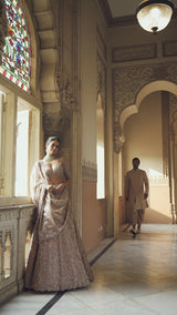 Coffee Gold Sherwani Set