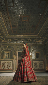 Antique Gold Sherwani Set